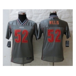Nike Youth San Francisco 49ers #52 Willis Grey Jerseys(Vapor)
