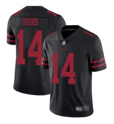 Youth 49ers 14 Jalen Hurd Black Alternate Stitched Football Vapor Untouchable Limited Jersey