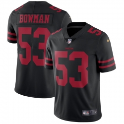 Youth 49ers #53 NaVorro Bowman Black Vapor Untouchable Limited Player NFL Jersey