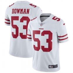 Youth 49ers #53 NaVorro Bowman White Vapor Untouchable Limited Player NFL Jersey