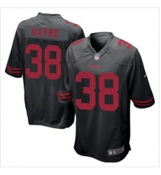 Youth NEW 49ers #38 Jarryd Hayne Black Alternate Stitched NFL Elite Jersey