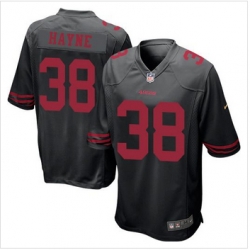 Youth NEW 49ers #38 Jarryd Hayne Black Alternate Stitched NFL Elite Jersey