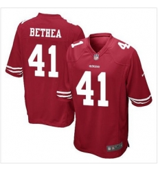 Youth NEW San Francisco 49ers #41 Antoine Bethea Red Team Color Stitched NFL Elite Jersey
