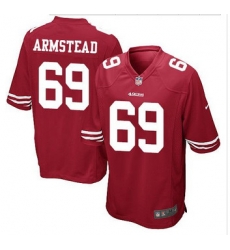 Youth NEW San Francisco 49ers #69 Arik Armstead Red Team Color Stitched NFL Elite Jersey