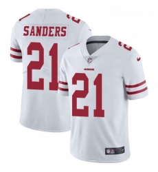 Youth Nike San Francisco 49ers 21 Deion Sanders Elite White NFL Jersey