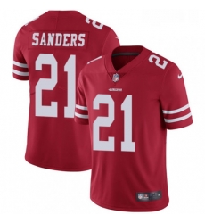 Youth Nike San Francisco 49ers 21 Deion Sanders Red Team Color Vapor Untouchable Limited Player NFL Jersey