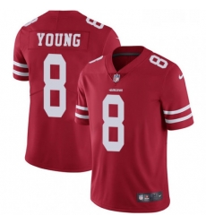 Youth Nike San Francisco 49ers 8 Steve Young Elite Red Team Color NFL Jersey