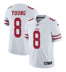 Youth Nike San Francisco 49ers 8 Steve Young Elite White NFL Jersey