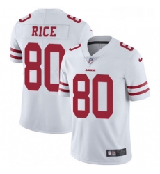 Youth Nike San Francisco 49ers 80 Jerry Rice White Vapor Untouchable Limited Player NFL Jersey