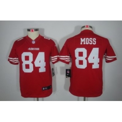 Youth Nike San Francisco 49ers 84 Randy Moss Red Limited Jerseys