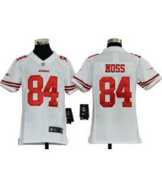 Youth Nike San Francisco 49ers 84 Randy Moss White Nike NFL Jerseys