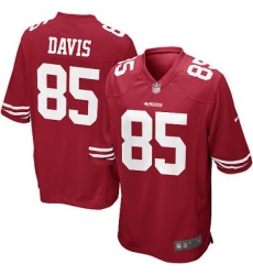 Youth Nike San Francisco 49ers 85# Vernon Davis Red Jerseys