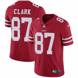 Youth Nike San Francisco 49ers 87 Dwight Clark Elite Red Team Color NFL Jersey