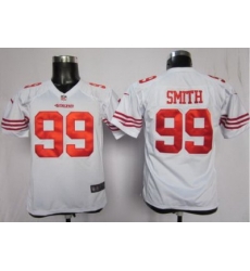 Youth Nike San Francisco 49ers #99 Aldon Smith White NFL Jerseys