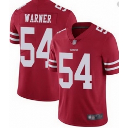 Youth Nike San Francisco 49ers Fred Warner 54 Red Vapor Untouchable Limited NFL Jersey