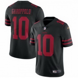 Youth Nike San Francisco 49ers Jimmy Garoppolo 10 Black Vapor Untouchable Limited NFL Jersey v