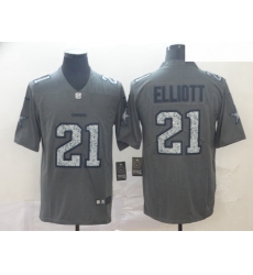 Cowboys 21 Ezekiel Elliott Gray Camo Vapor Untouchable Limited Jersey