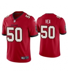 Men Nike Tampa Bay Buccaneers 50 Vita Vea Red Vapor Limited Jersey