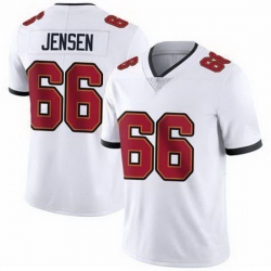 Men Nike Tampa Bay Buccaneers 66 Ryan Jensen White Vapor Limited Jersey