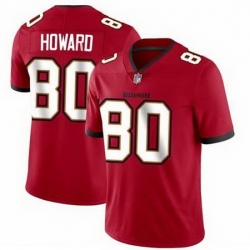 Men Nike Tampa Bay Buccaneers 80 O J Howard Red Vapor Limited Football Jersey