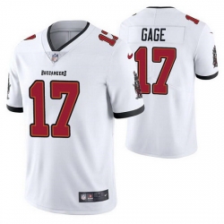Men Tampa Bay Buccaneers 17 Russell Gage White Vapor Untouchable Limited Stitched jersey