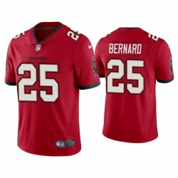 Men Tampa Bay Buccaneers 25 Giovani Bernard Red Vapor Untouchable Limited Stitched Jersey