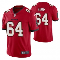 Men Tampa Bay Buccaneers 64 Aaron Stinnie Red Vapor Untouchable Limited Stitched Jersey