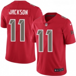 Mens Nike Tampa Bay Buccaneers 11 DeSean Jackson Limited Red Rush Vapor Untouchable NFL Jersey