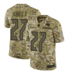 Nike Buccaneers #27 Ronald Jones II Camo Mens Stitched NFL Limited 2018 Salute To Service Jersey