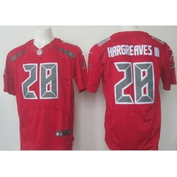 Nike Buccaneers #28 Vernon Hargreaves III Red Mens Stitched NFL Elite Rush Jersey