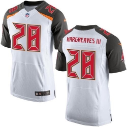 Nike Buccaneers #28 Vernon Hargreaves III White Mens Stitched NFL New Elite Jersey