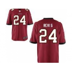 Nike Tampa Bay Buccaneers 24 Darrelle Revis Red Game NFL Jersey