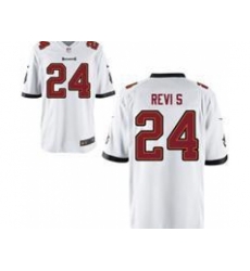 Nike Tampa Bay Buccaneers 24 Darrelle Revis White Game NFL Jersey