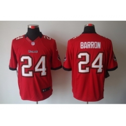 Nike Tampa Bay Buccaneers 24 Mark Barron Red Limited NFL Jersey