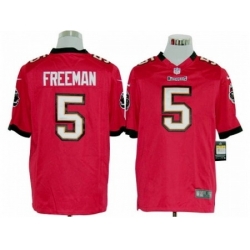 Nike Tampa Bay Buccaneers 5 Josh Freeman Red Game NFL Jersey