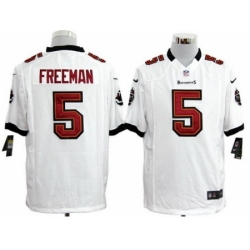 Nike Tampa Bay Buccaneers 5 Josh Freeman White Game NFL Jersey