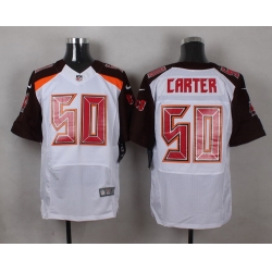 Nike Tampa Bay Buccaneers #50 Bruce Carter White Mens Stitched NFL New Elite Jersey