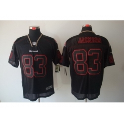 Nike Tampa Bay Buccaneers 83 Vincent Jackson Black Elite Lights Out NFL Jersey