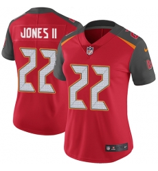 Nike Buccaneers #22 Ronald Jones II Red Team Color Womens Stitched NFL Vapor Untouchable Limited Jersey