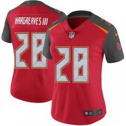 Nike Buccaneers #28 Vernon Hargreaves III Red Team Color Womens Stitched NFL Vapor Untouchable Limited Jersey