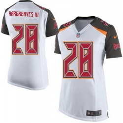 Nike Buccaneers #28 Vernon Hargreaves III White Womens Stitched NFL New Elite Jersey
