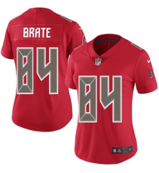 Nike Buccaneers #84 Cameron Brate Red Womens Stitched NFL Limited Rush Jersey
