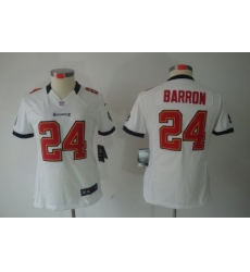 Women Nike Tampa Bay Buccaneers 24# Mark Barron White[Women Limited Jerseys]