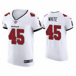 Women Nike Tampa Bay Buccaneers 45 Devin White White Vapor Limited Football Jersey