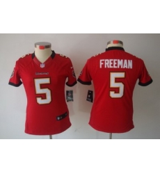 Women Nike Tampa Bay Buccaneers 5 Freeman Red[Women Limited Jerseys]