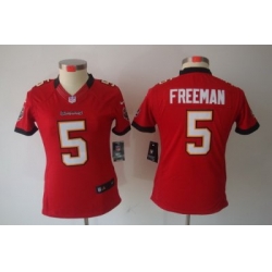Women Nike Tampa Bay Buccaneers 5 Freeman Red[Women Limited Jerseys]