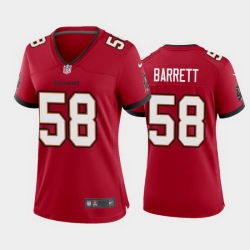 Women Nike Tampa Bay Buccaneers 58 Shaquil Barrett Red Vapor Limited Jersey