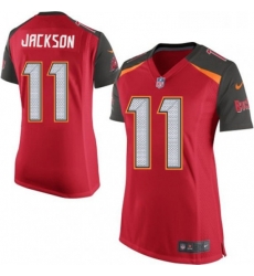 Womens Nike Tampa Bay Buccaneers 11 DeSean Jackson Game Red Team Color NFL Jersey