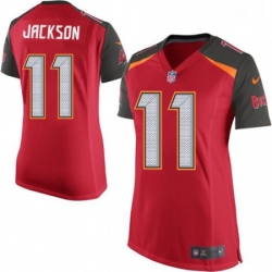Womens Nike Tampa Bay Buccaneers 11 DeSean Jackson Game Red Team Color NFL Jersey