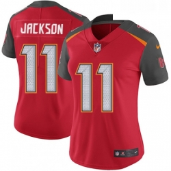 Womens Nike Tampa Bay Buccaneers 11 DeSean Jackson Red Team Color Vapor Untouchable Limited Player NFL Jersey